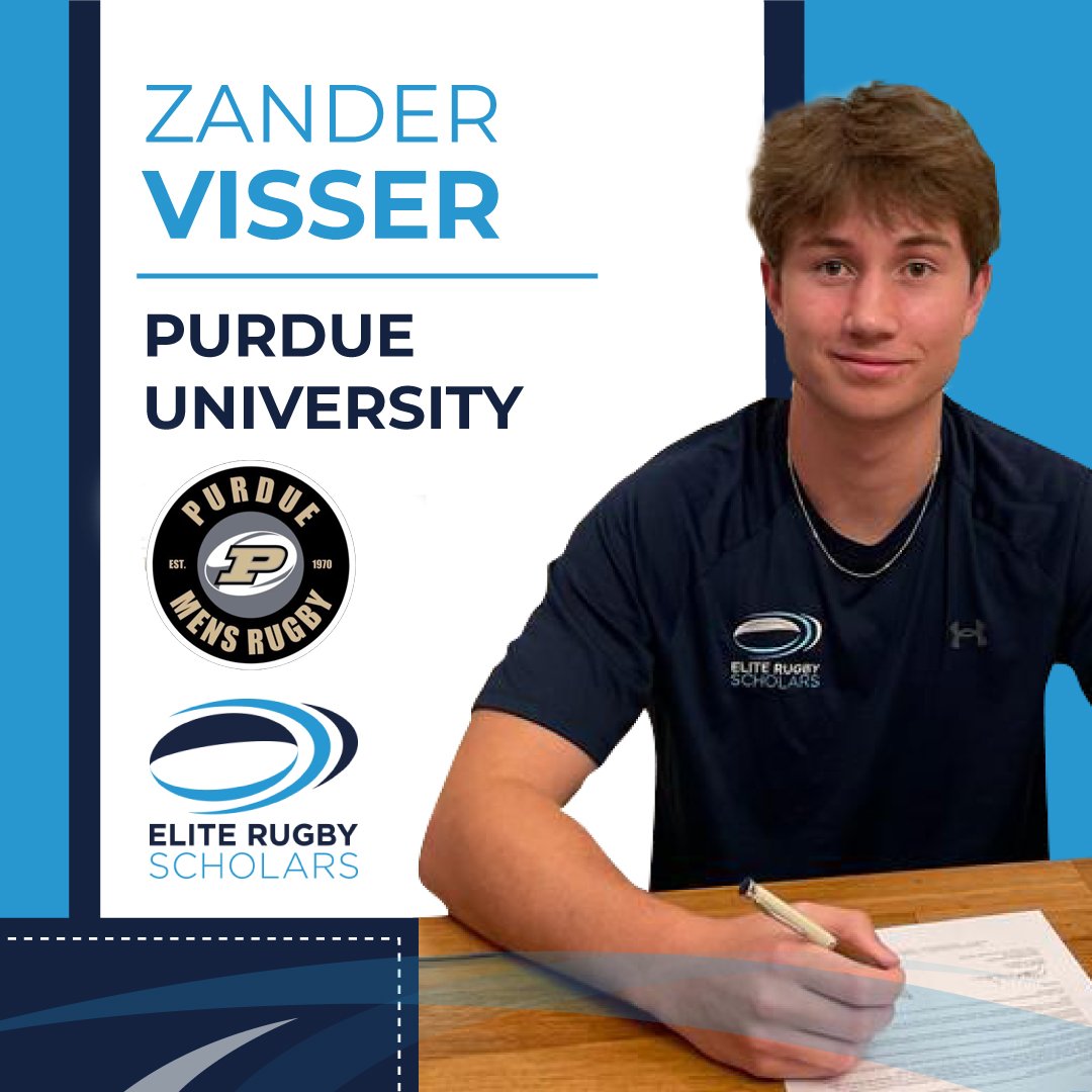 rugby_scholars's tweet photo. Massive congratulations to Elite Rugby Scholar - @Zander_Visser on his recent commitment to Purdue University! 🏉

Zander will join Purdue Men's Rugby who compete in the Big 10 Conference. Zander will also be enrolling in Purdue's world renowned engineering program 🎓 https://t.co/TSt1yItRGT