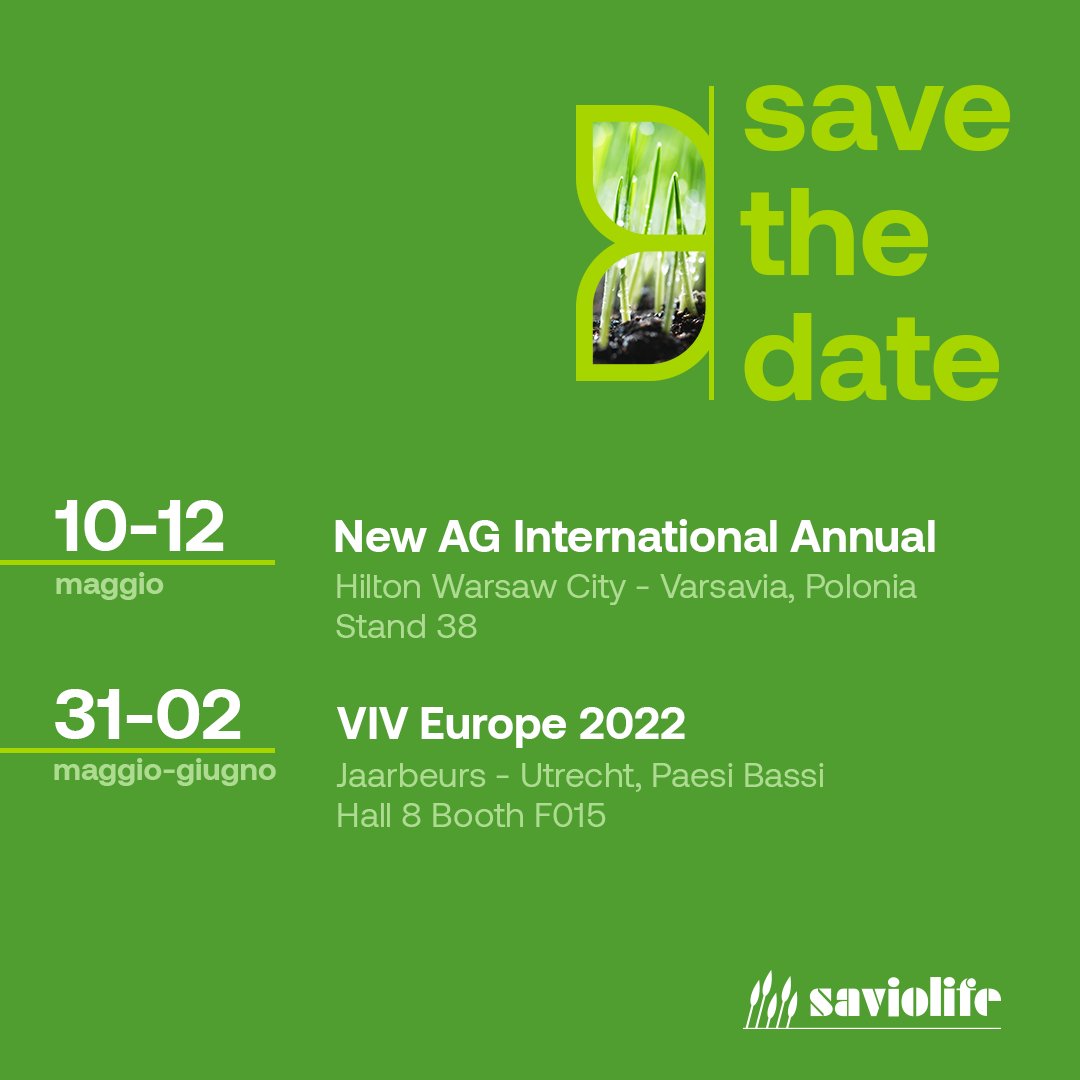 GruppoSaviola's tweet photo. Gli appuntamenti del mese con #Saviolife, per un focus su agricoltura e alimentazione animale sostenibili.
10-12 maggio > @NewAgIntl: https://t.co/eiuzsnK38f
31 maggio-2 giugno > @VIVworldwide: https://t.co/9yMzNIstoR

#GruppoSaviola #TheEcoEthicalCompany #NaturalTomorrow https://t.co/RrLZqpyD4E