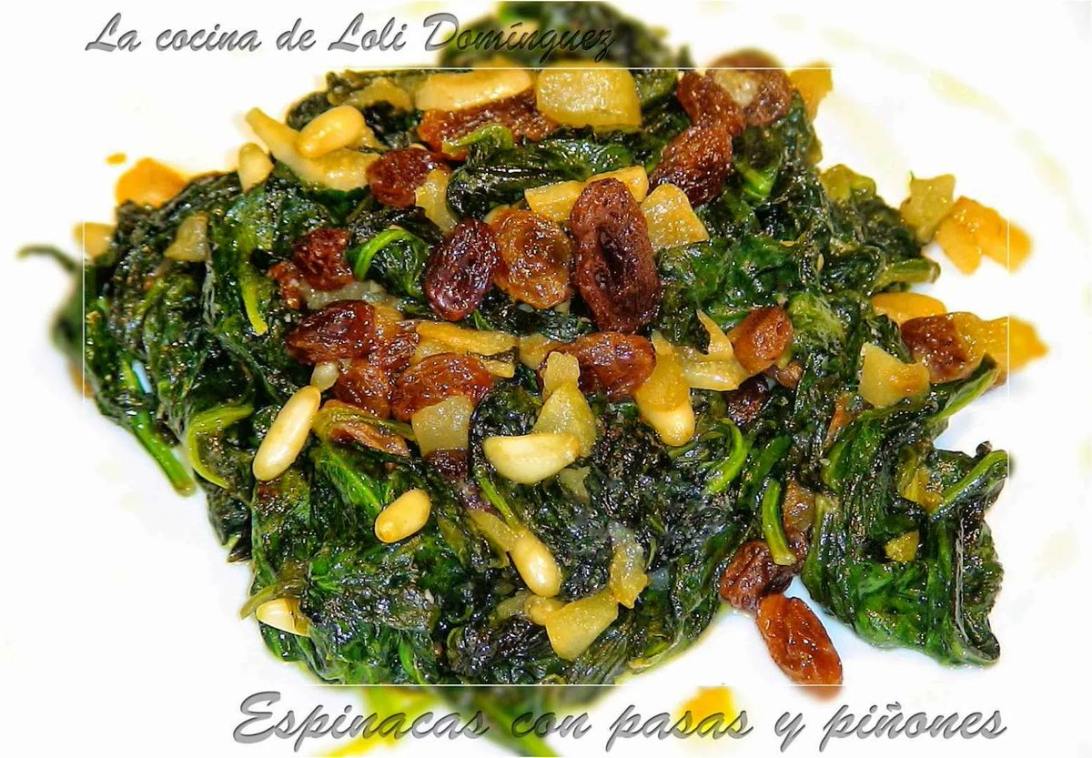 petitchefes's tweet photo. #menu #entrante #Espinacas con pasas y piñones
Las espinacas con pasas y piñones es una receta deliciosa, sana y sencillísima, originaria de la cocina catalana.
#Receta completa►https://t.co/GsZjzqnL3f Gracias a "Lolioctubre1963" https://t.co/NYRY2gRsdu