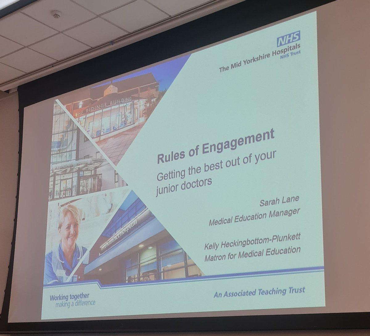 NAMEM_UK's tweet photo. Welcome to Sarah &amp; Kelly from @MidYorkshireNHS 

#NAMEM2022 #MedicalEducation #TrainingTheFuture https://t.co/IwFavQvecV