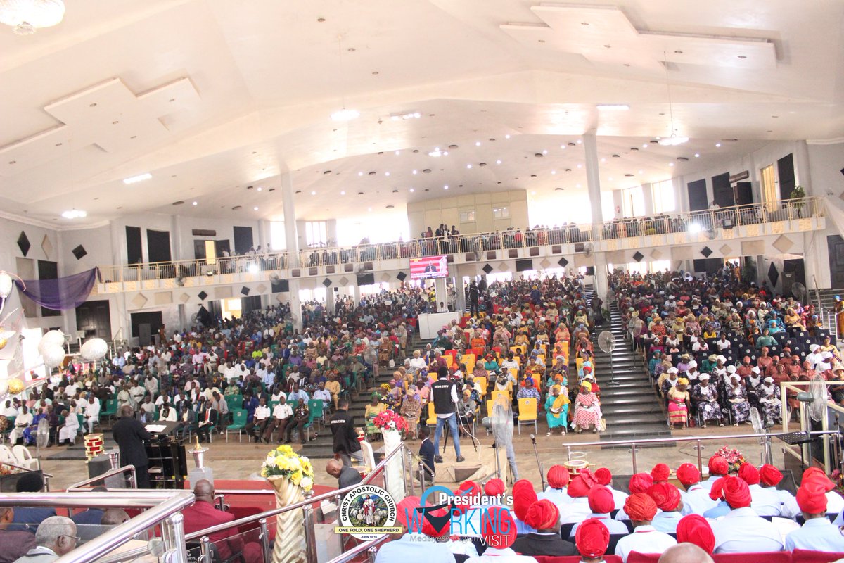 CACWORLDNEWS's tweet photo. A 5-DAY WORKING VISIT OF CAC PRESIDENT TO MEDAIYESE REGION
GRAND FINALE:
Regional Combine Service at CAC Mediayese Regional Headquarters, Garki, Abuja.
#CACPresidentialWorkingVisit
#CACPresidentWorkingVisit
#CACMedaiyeseRegion
#CACPresident
#PastorSOOladele
#CACNews https://t.co/8zkEwIVxC3
