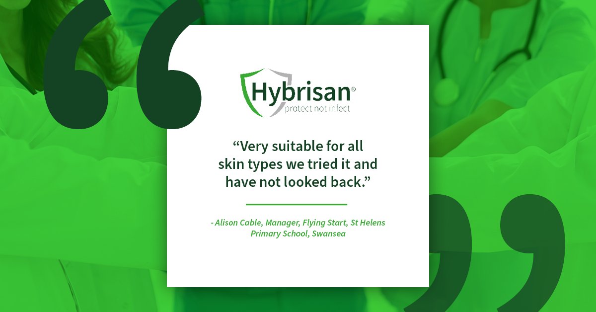 Don’t just take our word for it.
 
An alcohol-free solution, Hybrisan's anti-microbial hand sanitiser is gentle on skin, with moisturising qualities to avoid irritation.

Find out more: hybrisan.com

#sanitiser #handsanitiser #medtechinnovator