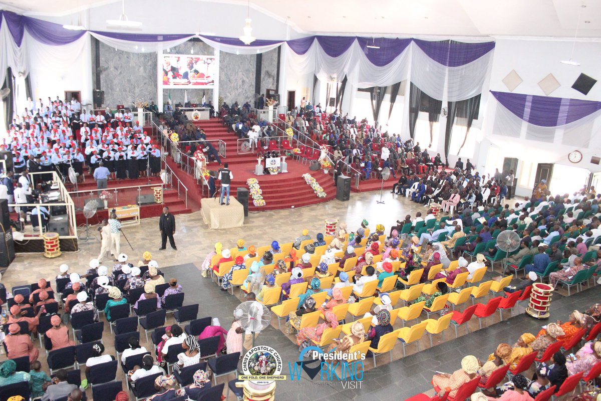 CACWORLDNEWS's tweet photo. A 5-DAY WORKING VISIT OF CAC PRESIDENT TO MEDAIYESE REGION
GRAND FINALE:
Regional Combine Service at CAC Mediayese Regional Headquarters, Garki, Abuja.
#CACPresidentialWorkingVisit
#CACPresidentWorkingVisit
#CACMedaiyeseRegion
#CACPresident
#PastorSOOladele
#CACNews https://t.co/8zkEwIVxC3
