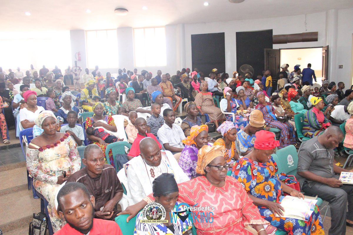 CACWORLDNEWS's tweet photo. A 5-DAY WORKING VISIT OF CAC PRESIDENT TO MEDAIYESE REGION
GRAND FINALE:
Regional Combine Service at CAC Mediayese Regional Headquarters, Garki, Abuja.
#CACPresidentialWorkingVisit
#CACPresidentWorkingVisit
#CACMedaiyeseRegion
#CACPresident
#PastorSOOladele
#CACNews https://t.co/8zkEwIVxC3