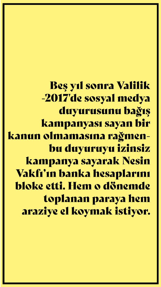 AzizNesinArsivi's tweet photo. Nesin Vakfı’nın hesaplarına el kondu. Mallarına da el konulmak isteniyor. Neden? İzinsiz para topladığı iddiasıyla… 
Uzun hikayenin bir kısmı aşağıda: https://t.co/mbFArQSqRs