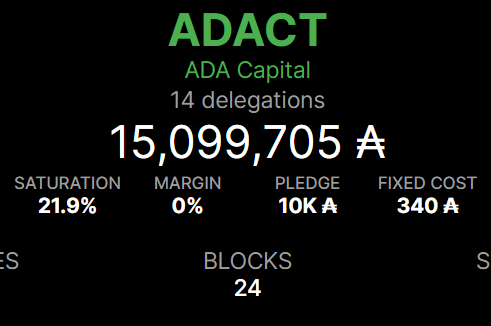 ada_capital's tweet photo. 🔥How to survive a 🧸market
💡Bear Market = DCA Opportunity
✅Take advantage in the next coming months to fill up your ADA bags 💰
✅Delegate to #ADACT, we support @SolarAid, #BuildingOnCardano and we even have our own bonus reward scheme!
#Cardano #ADA https://t.co/vOv3cMNl0H