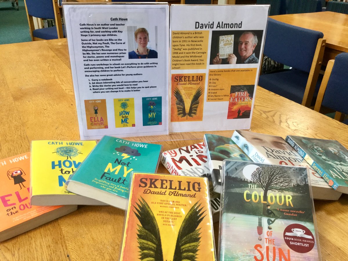 SullivanUpp_Lib's tweet photo. As usual plenty to choose @SullivanUpp_Lib this week including our display for #MentalHealthAwarenessWeek plus our #bookoftheweek the fanastic 'Furthermoor' by @DarrenSimpson44 & pupil librarian display on #authorsoftheweek @cath_howe & @davidjalmond & 🤩❤️📚#liblife #shelfhelp https://t.co/u6Ue5qIAdX