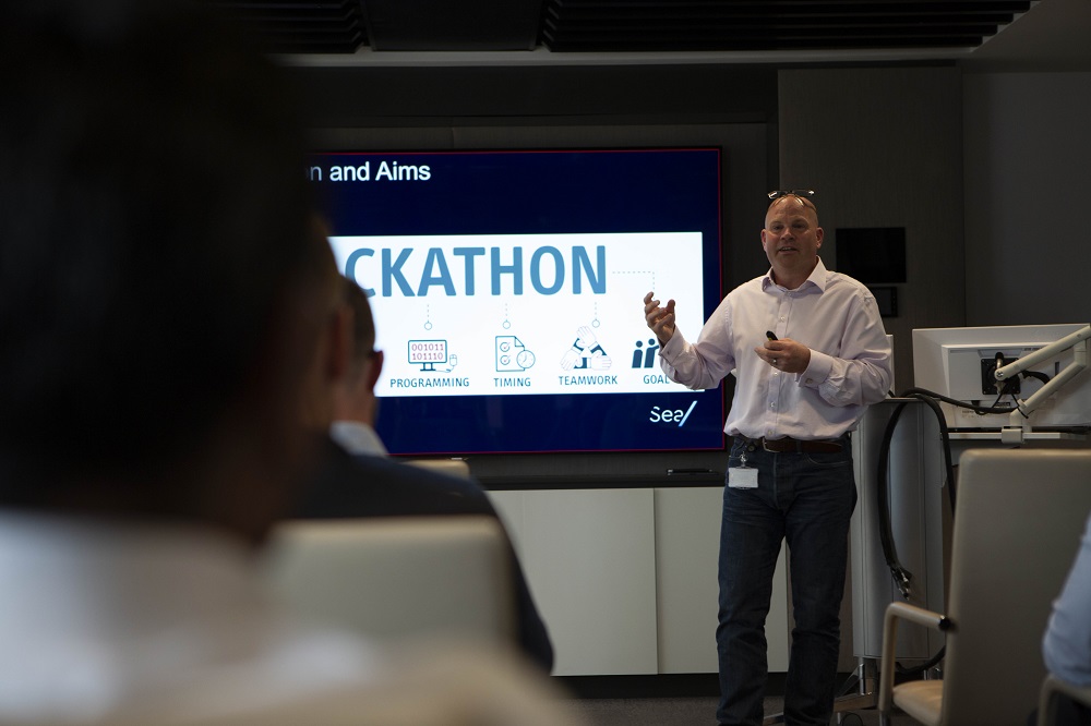 seabymaritech's tweet photo. Our London & Birmingham team recently got together to brainstorm ideas & solutions for our first internal Sea/ Hackathon. Here's a quick snapshot of what everyone got up to π§ π»
#smartershipping #teamhackathon #maritimeteam #shippingsoftware #maritimesolutions https://t.co/yFGxDbXSLe