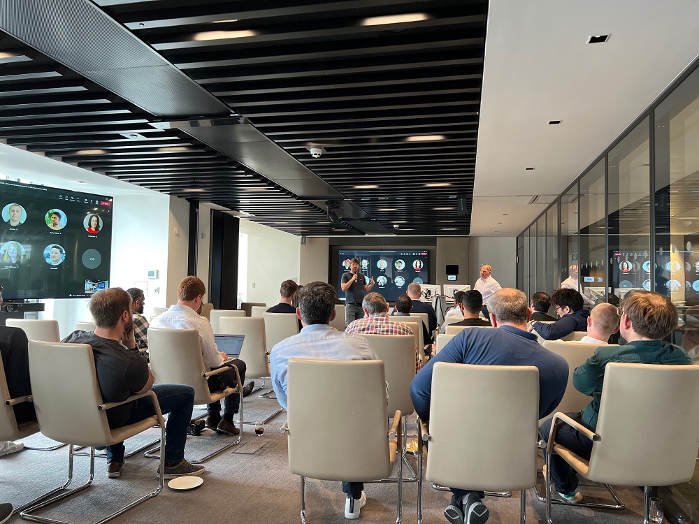 seabymaritech's tweet photo. Our London & Birmingham team recently got together to brainstorm ideas & solutions for our first internal Sea/ Hackathon. Here's a quick snapshot of what everyone got up to π§ π»
#smartershipping #teamhackathon #maritimeteam #shippingsoftware #maritimesolutions https://t.co/yFGxDbXSLe