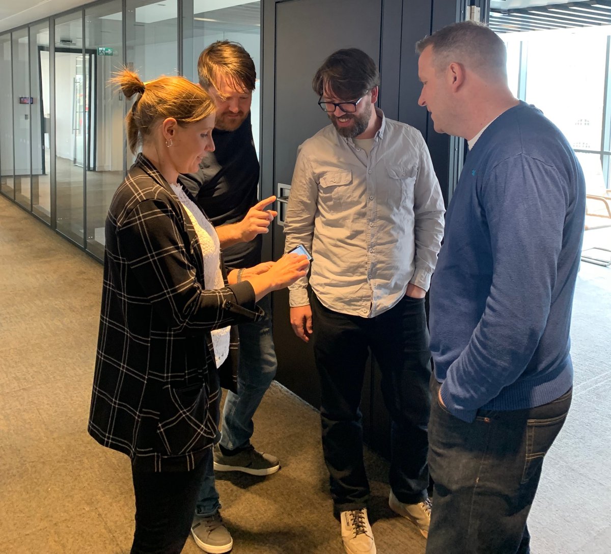 seabymaritech's tweet photo. Our London & Birmingham team recently got together to brainstorm ideas & solutions for our first internal Sea/ Hackathon. Here's a quick snapshot of what everyone got up to π§ π»
#smartershipping #teamhackathon #maritimeteam #shippingsoftware #maritimesolutions https://t.co/yFGxDbXSLe