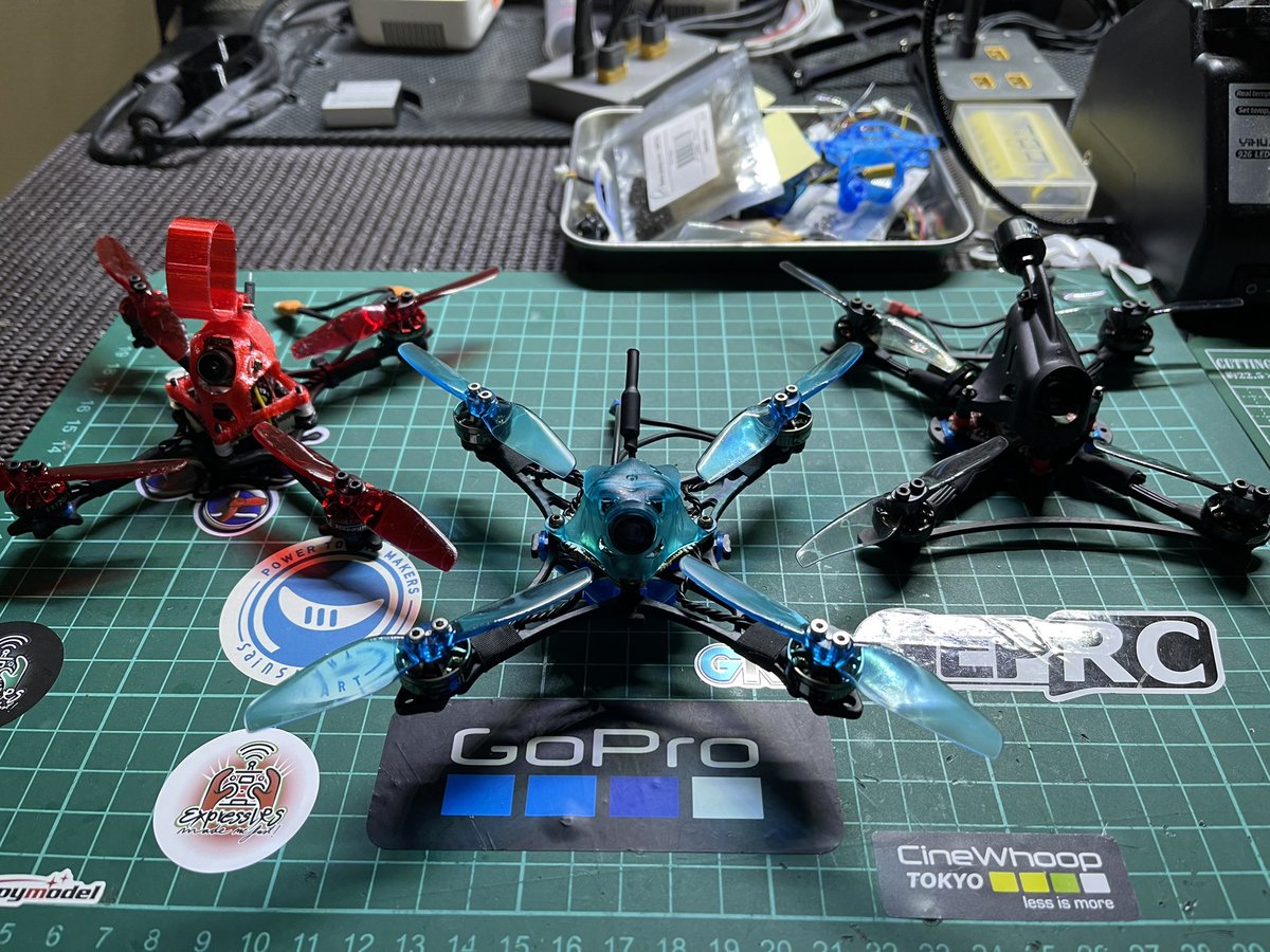 Mitsubachi1020's tweet image. 今後屋外でメインになっていくだろう軽量3インチ達😅色々といじり出してます😁

#toothpick #newbeedrone