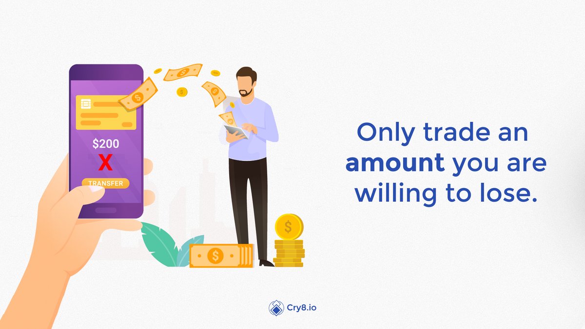 Cry8_'s tweet photo. Knowing your risk appetite before making a trade is key to being a profitable trader.  Most noobs in their first cycle just dive in with their life savings and end up getting rekt. https://t.co/kG31t1QywX