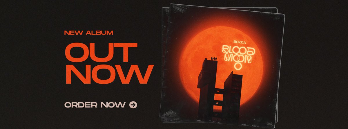 Our new album is out! Listen, buy, share 🙌
smarturl.it/bokkabloodmoon