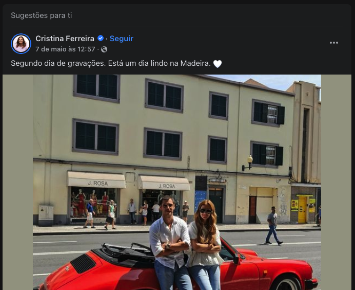 Não facebook, eu NÃO ESTOU INTERESSADO em ver a lua de mel da Cristina e Bernardo. Leave me alone