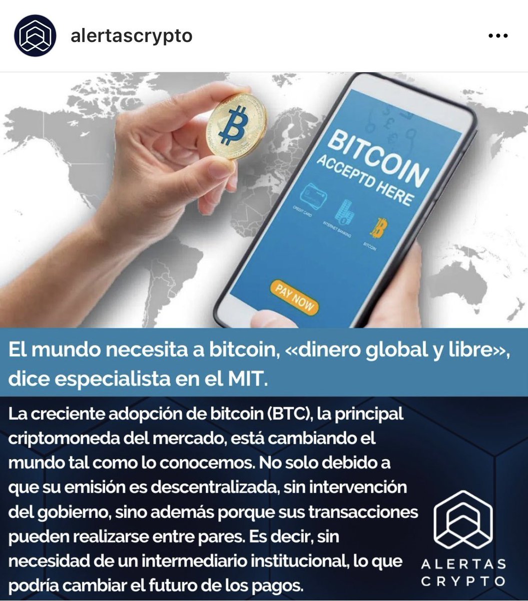 Ambro1008's tweet image. Es así…basta de gente que manipula el mercado, y que quiera tener todo el control, es preferible confiar en un algoritmo como la blockchain… #alertascrypto #btc #crypto