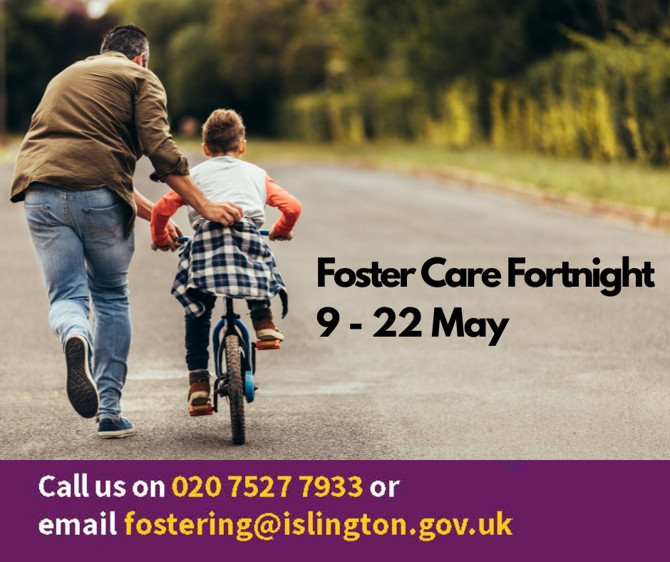 Isfostering's tweet photo. It’s here! Today we start Foster Care Fortnight both a celebration of fostering as well as an important campaign to help spread the word that more foster carers are needed to look after local young people. Contact out team today to start your journey fostering@islington.gov.uk https://t.co/ZQuGoXufDs
