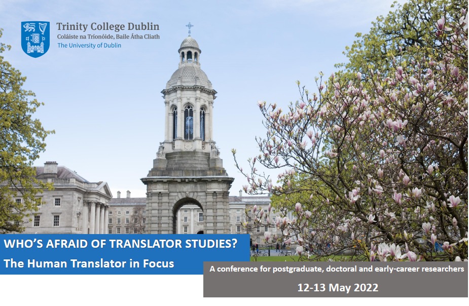 TCLCTPhDs's tweet photo. Join us this Thursday and Friday in @TLRHub on @tcddublin campus for Who's Afraid of Translator Studies?: The Human Translator in Focus, a conference for postgraduate, doctoral, and early-career researchers!

For more information and to register see here: https://t.co/28mQI1uEvD https://t.co/P9fA4FLrCG