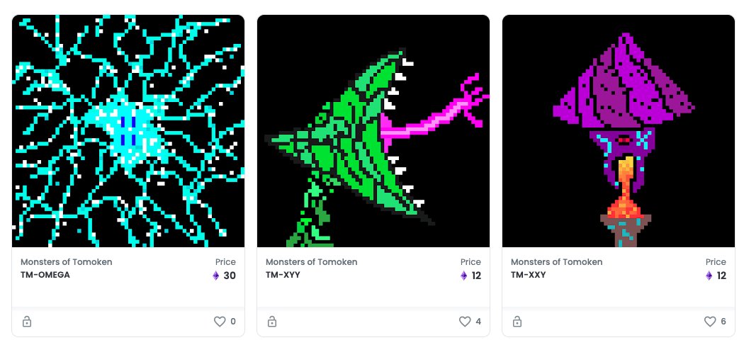 Tomokens_'s tweet photo. Interested in the new bosses?🤑😱
#NFT #Opensea #Collection #nftart https://t.co/r5NOD4xhlH