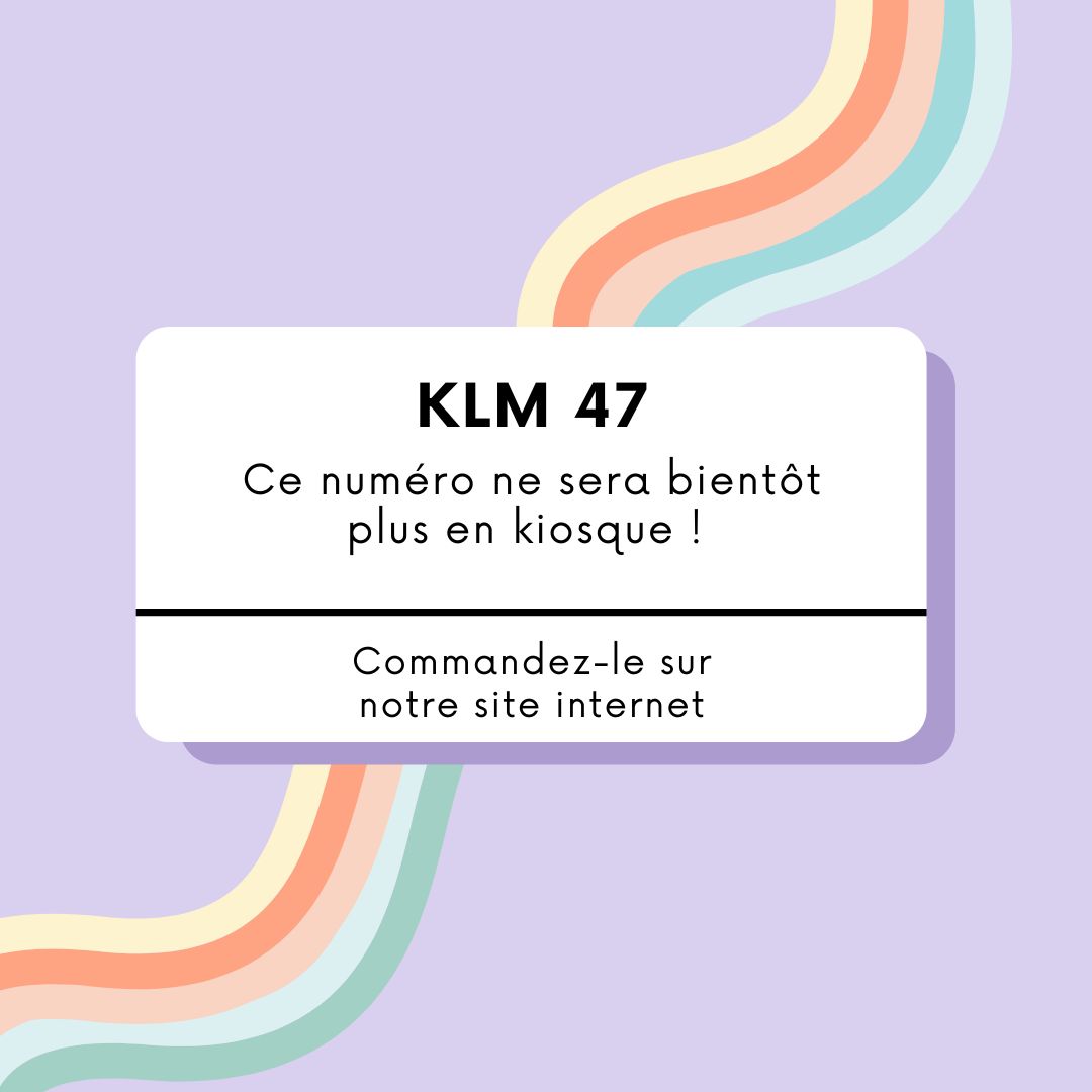 KpopLifeMag's tweet photo. Salut la team KLM✨​​​​​​​​
​Le numéro 47 ne sera bientôt plus disponible en kiosque alors dépêchez-vous d'aller vous le procurer !⏳​​​​​​

Si vous n'avez pas le temps d'y aller, pas de panique ! Le KLM 47 sera disponible sur notre boutique en ligne.​​​​​​​​

#klm #klm47 #kpop https://t.co/JCiXDCqsci