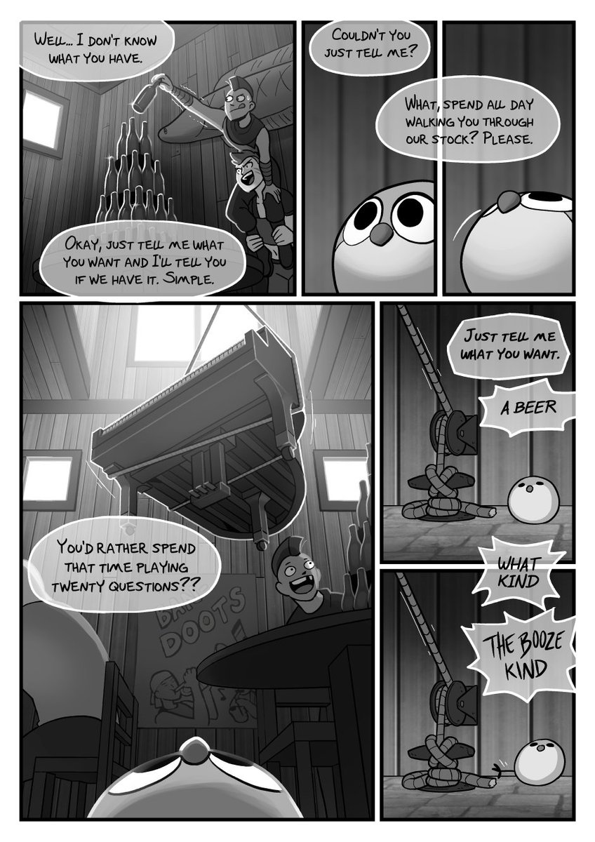 It's #WebcomicDay!

Hi, I'm medli and I'm working on a twice-weekly YA D&amp;D-ish comic called Tales from Alderwood, in which a wizard girl accidentally gets a job as a magical assistant to a guy who has been spearheading their land's technological boom.

The link is in my bio! 