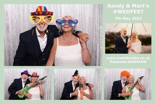 SandyLindsay's tweet photo. Waking up the morning after #WEDFEST weekend still chuckling about how much us humans love a photobooth! 😂🥸🕶🎩👒❤️ https://t.co/WBKcjIbx22