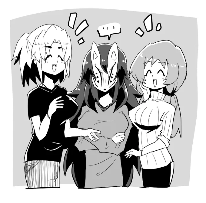 ママ達 #イラスト 