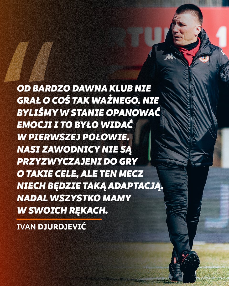 ChrobryGlogowSA's tweet image. 🗣 Trener Ivan Djurdjević: