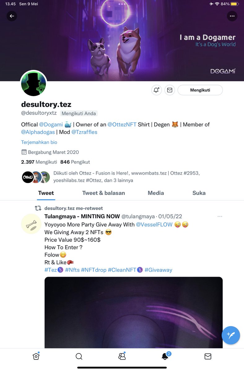 tulangmaya's tweet photo. Say Welcome @desultoryxtz 👋👋 https://t.co/Z4S9GebY05