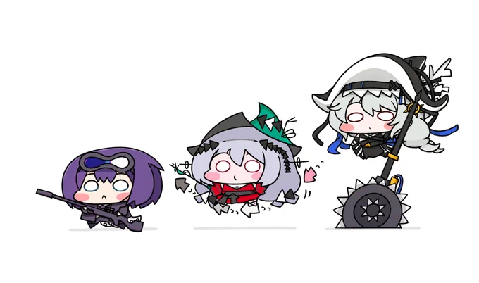 今日はドレアナちゃんに濁心ちゃんに
帰溟サメちゃん🐙🐬🦈
#アークナイツ #明日方舟 #Arknights 