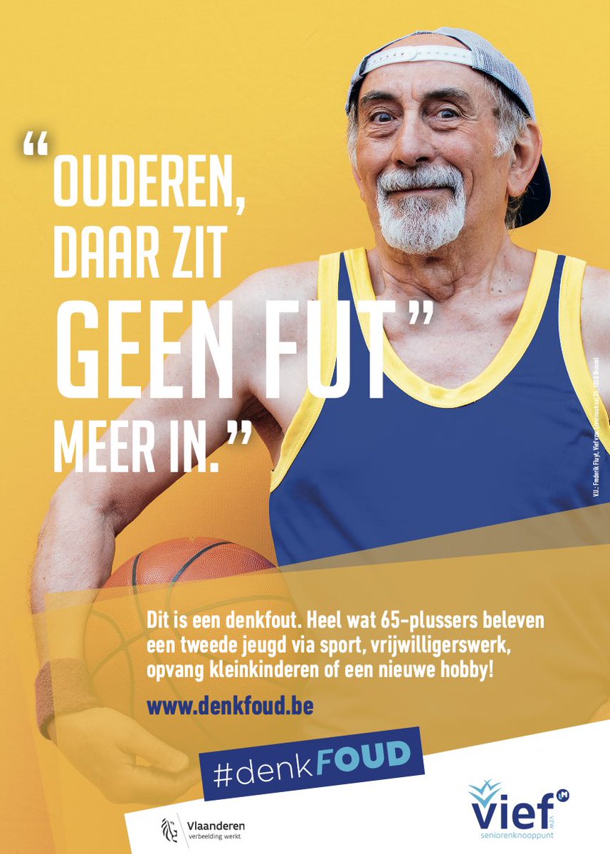 Vief_vzw's tweet photo. Welk beeld heb jij over de manier waarop #ouderen hun tijd besteden? En komt dit overeen met de realiteit? Ontdek het hier: https://t.co/TdMw8TtJuB https://t.co/gNI966W4Mi