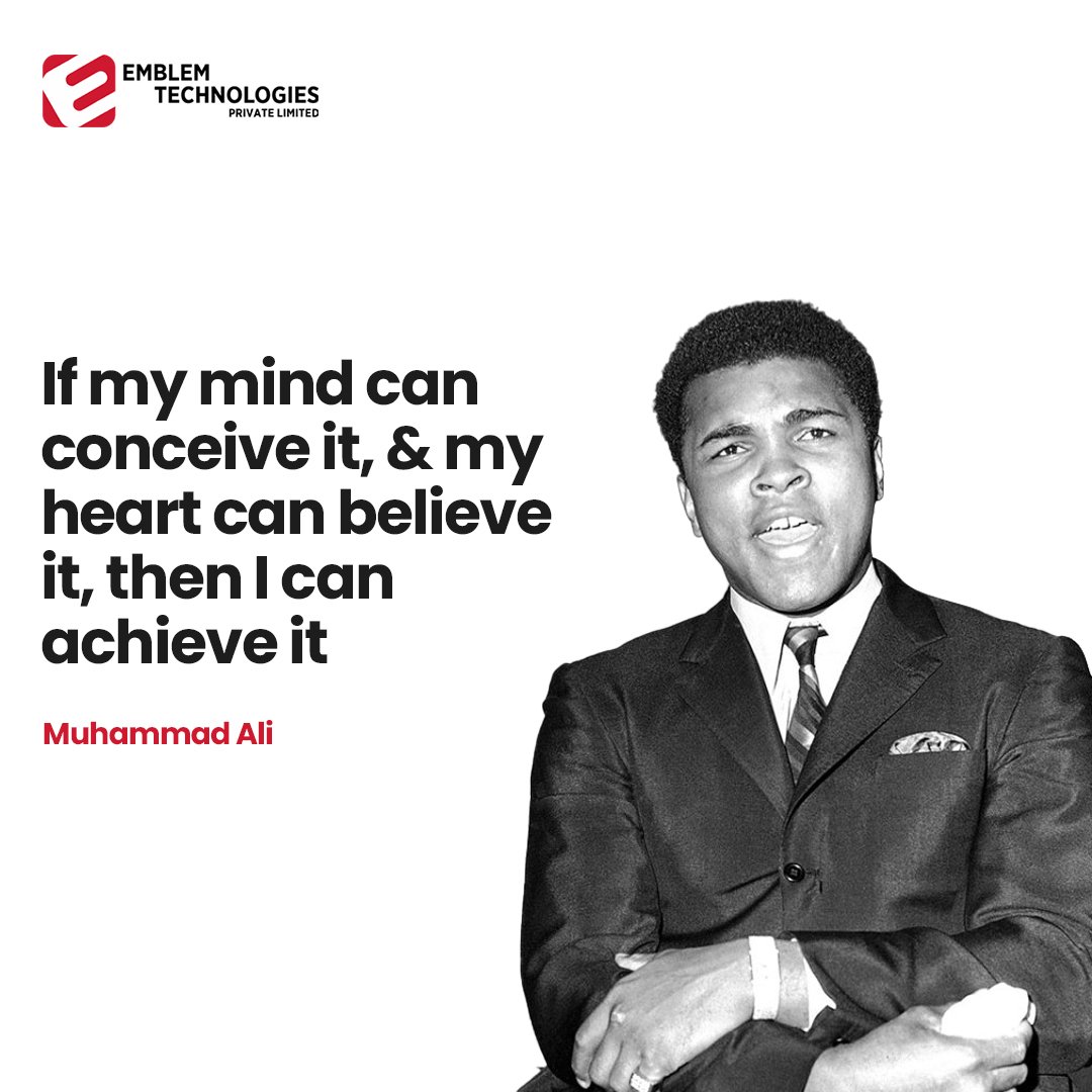 emblemtech's tweet photo. Here's some Monday #motivation! You can achieve any #goal if you put your mind to it πͺ
#MondayMotivation #emblemtech https://t.co/P60SLvRSfb