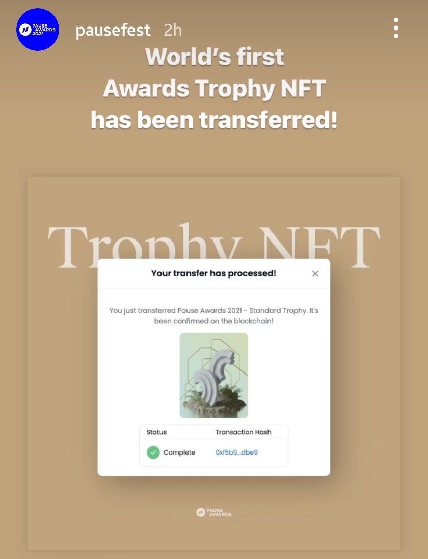 MishManners's tweet photo. World's first NFT trophy and it's all mine!!! 🏆

Check out the full collection: https://t.co/UaLm5zAaS8 https://t.co/xSAZOHkp70