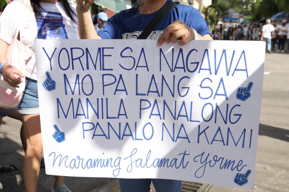 mxcachu's tweet photo. Ngayon, si Yorme naman mananalo!
β 3. DOMAGOSO, Isko Moreno (AKSYON)
#KayIskoPosible #SwitchToIsko #BaGuCaSi #President3Isko #Eleksyon2022 #Halalan2022 https://t.co/ZNoTBLziDU
