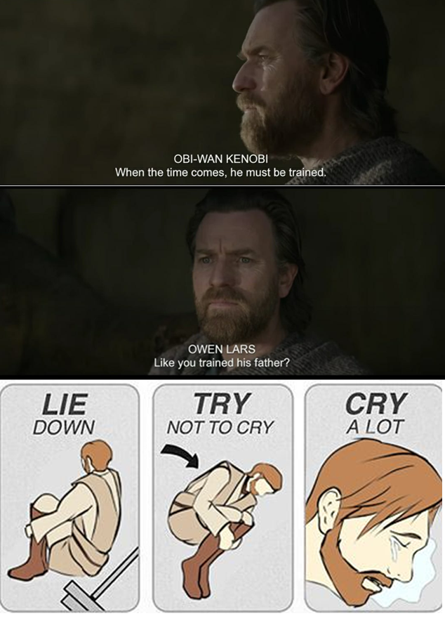 Owen dropping bombs on Ben!

We break down the new #Kenobi trailer. We also review the latest Disney Gallery on #TheBookOfBobaFett.

We get into some news, #StarWars candle scents, play some Fact-pa or Fiction? and more!

Episode 65: fromacertainpointaskew.com/episode-65-lik…