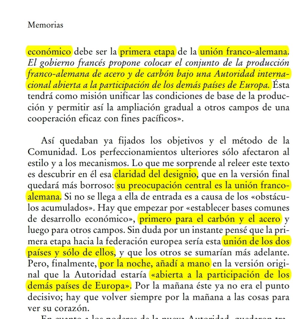 Belen_Becerril's tweet photo. En el #9Mayo, Jean Monnet:
'Abrir en la muralla de las soberanías nacionales una brecha lo suficientemente angosta como para obtener el consenso y lo suficientemente profunda como para arrastrar a los Estados hacia la unidad necesaria para la paz'. https://t.co/Tc6I2ZDmag
