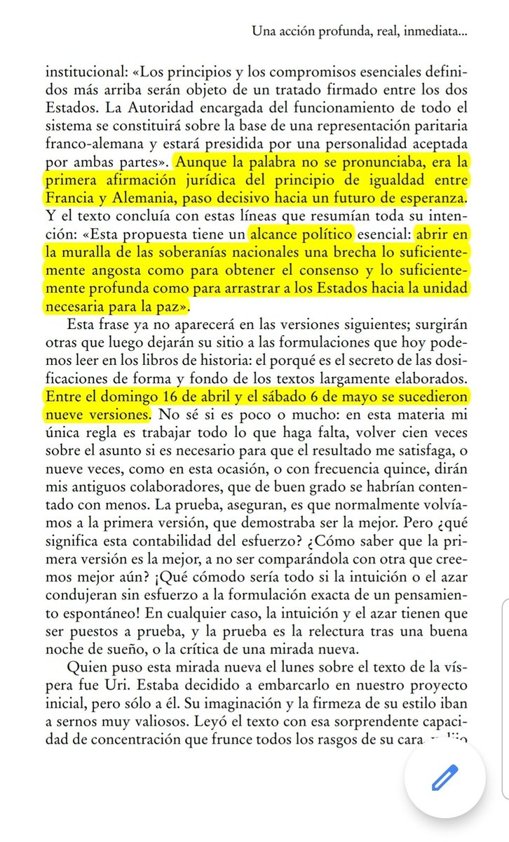 Belen_Becerril's tweet photo. En el #9Mayo, Jean Monnet:
'Abrir en la muralla de las soberanías nacionales una brecha lo suficientemente angosta como para obtener el consenso y lo suficientemente profunda como para arrastrar a los Estados hacia la unidad necesaria para la paz'. https://t.co/Tc6I2ZDmag