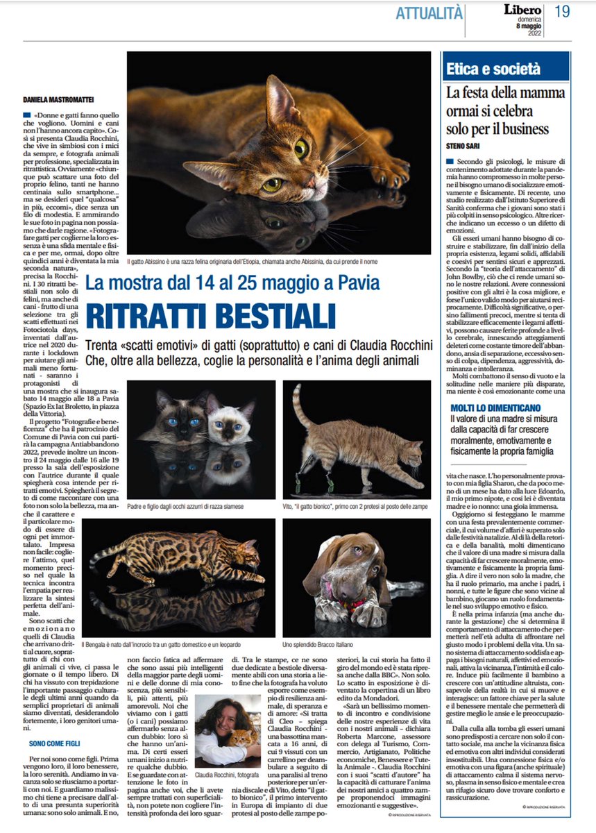 claudiarocchini's tweet photo. Grazie @Libero_official! https://t.co/WLNTScIk4r