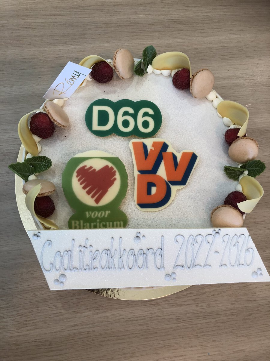 Tekenmoment vandaag coalitieakkoord HvB VVD D66