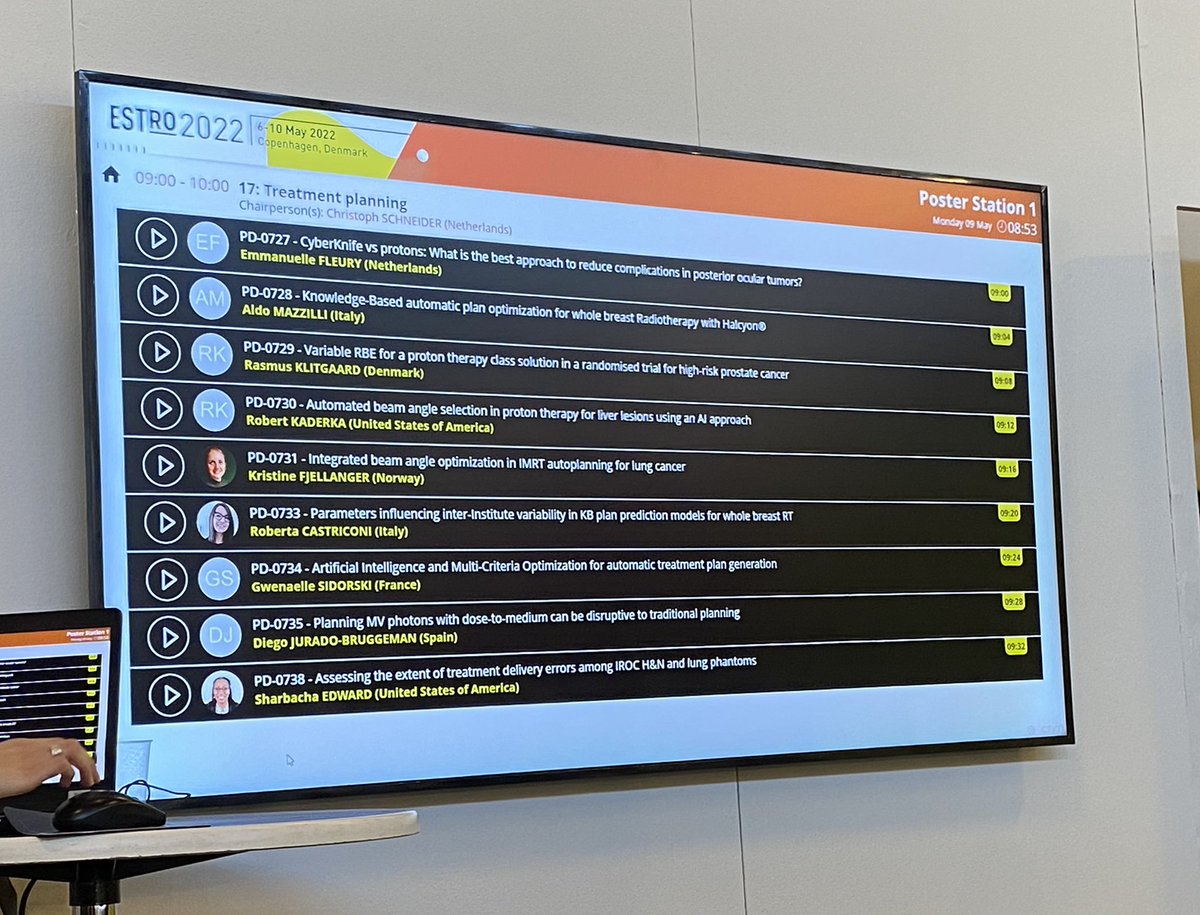 Sharbacha1's tweet photo. My 2nd and last presentation of the meeting. Time flies when you’re discussing science! 🤓#posterdiscussion #ESTRO2022 https://t.co/7NbuQculwo