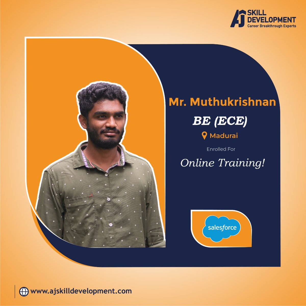 AJSkillDev's tweet photo. 2/3. We are delighted to welcome all of you to AJ Skill Development. Best wishes for your Salesforce learning journey and set your career into IT
#AJSkillDevelopment
#CareerBreakthroughExperts
#Salesforce #Training #Placement
#AJSkillDevelopment #SalesforceTraining https://t.co/4hexUt9AiB