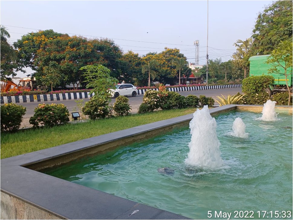 Beautification - Fountain at KK Salai, Sozhanganallur - Dn-197, Zone - 15 #ChennaiCorporation #EzhilmiguChennai #nammachennaisingarachennai #SingaraChennai2_0
