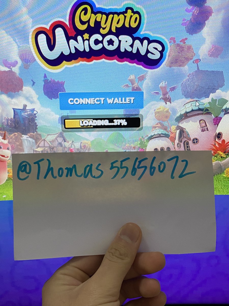 Thomas55656072's tweet photo. #SeeYouInCU @crypto_unicorns Georgehabisn#6359 https://t.co/eVJLarCkg9