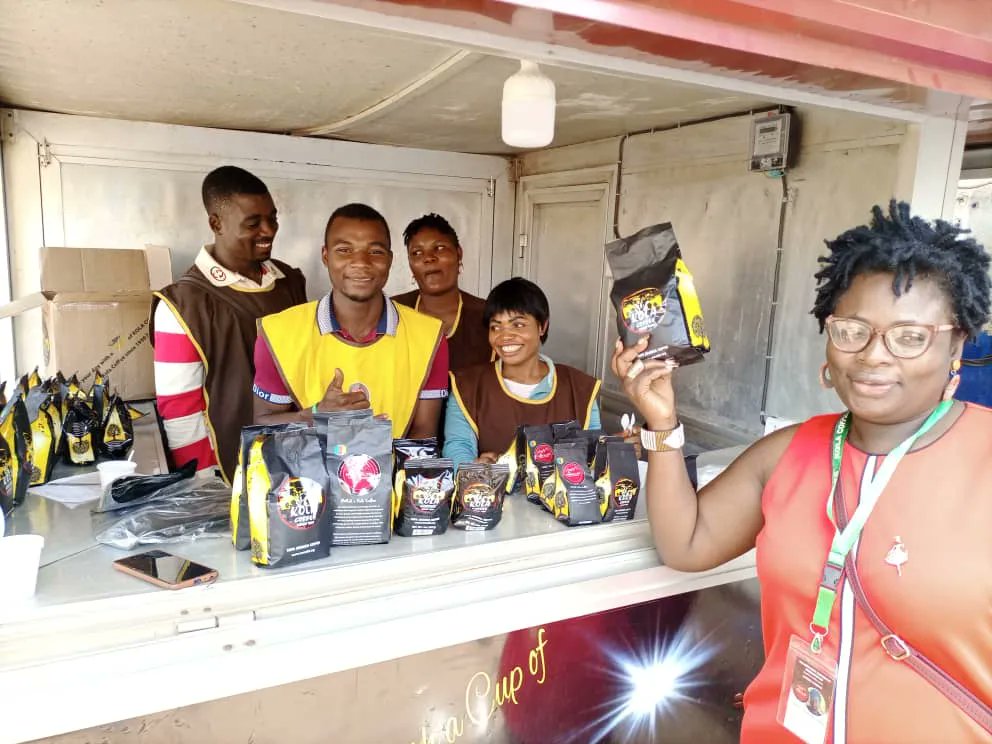 nwca1950's tweet photo. The management NWCA has this May 7 launched it's third coffee shop in Bamenda!
The joint hosted on the premises of Amour Mezam travel agency in Nkwen, Bamenda
enables at just 200frs, to savor a cup of rich coffee from the North West as you embark on your trip🤗
#DrinkKolaCoffee https://t.co/N5N0duI0jP