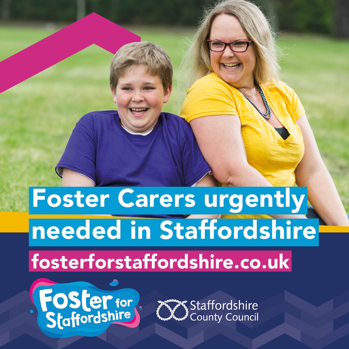 Today is the start of Foster Care Fortnight. Over the next 2 weeks we need your help to spread the message that foster carers are urgently needed in #Staffordshire so please help us by sharing our posts. #FosteringCommunities
