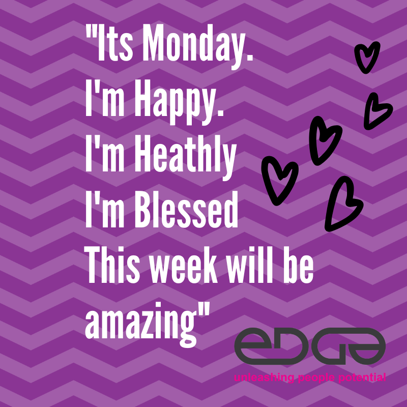 EdgeNLP's tweet photo. Yah :) How lucky are we to be here today starting a new week ! Time to make the most of it, put your energy where you WANT it to be, not whether you think it SHOULD be. In NLP we refer to this as possibility instead of necessity. energetically feels better ..#nlp #nlppractitioner https://t.co/mhoLAFnQ0B