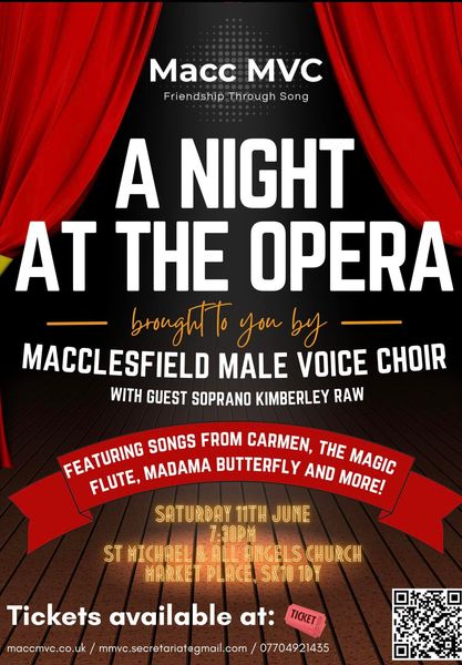 MacclesfieldM16's tweet photo. TICKETS now available for our June 11th Concert “A Night at The Opera” featuring guest Soprano Kimberley Raw-Soprano @Kimberleyrawsoprano @kimberley_raw1
GET YOUR TICKETS HERE: 
https://t.co/5txwXBSsfZ #Macclesfield #Cheshire #opera #choirs #concert #singing #soprano #wilmslow https://t.co/BDjNd4JkpR
