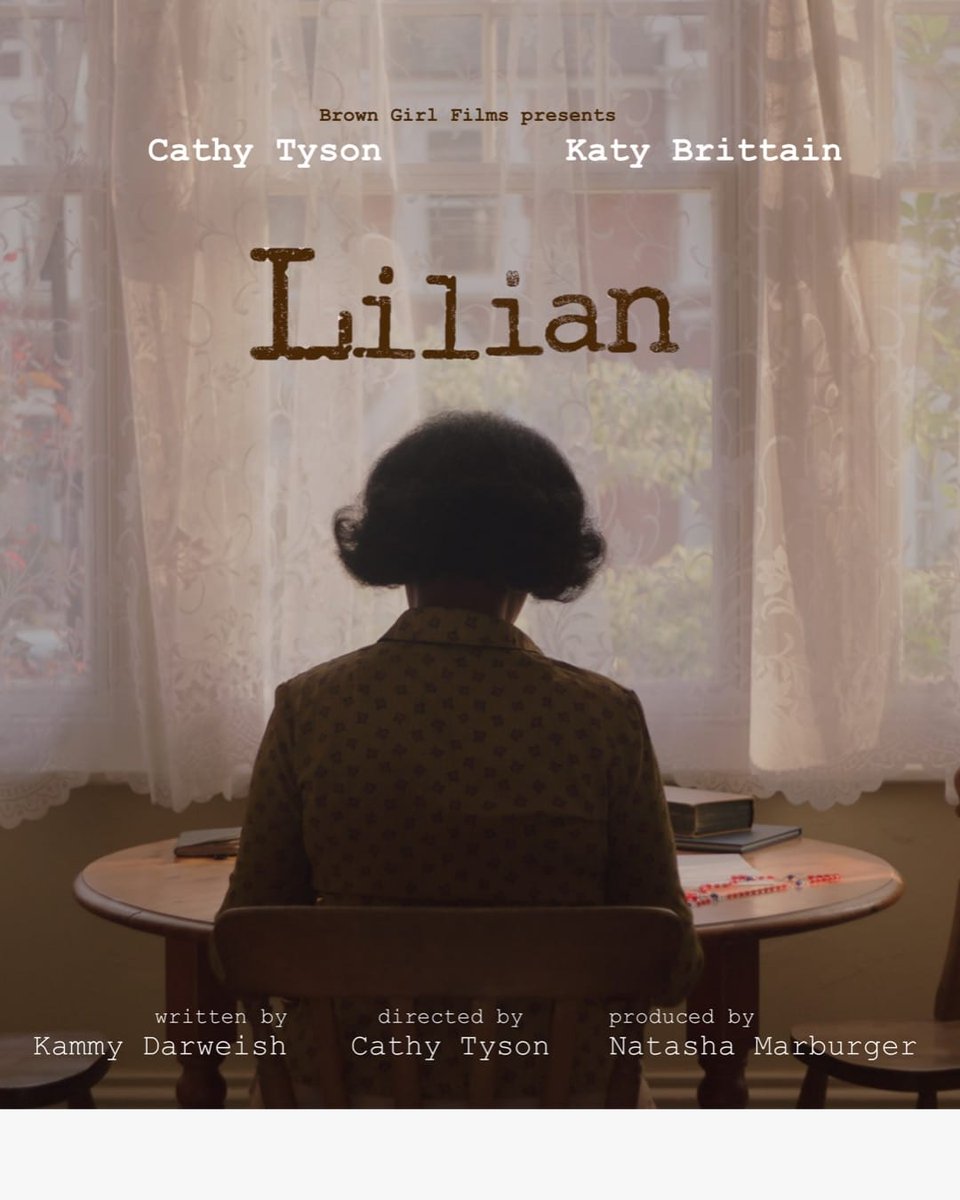 Well done Cathy Tyson on your BAFTA. Such a pleasure and honour to work with you on LILIAN! 🎉 #VirginMediaBAFTAs