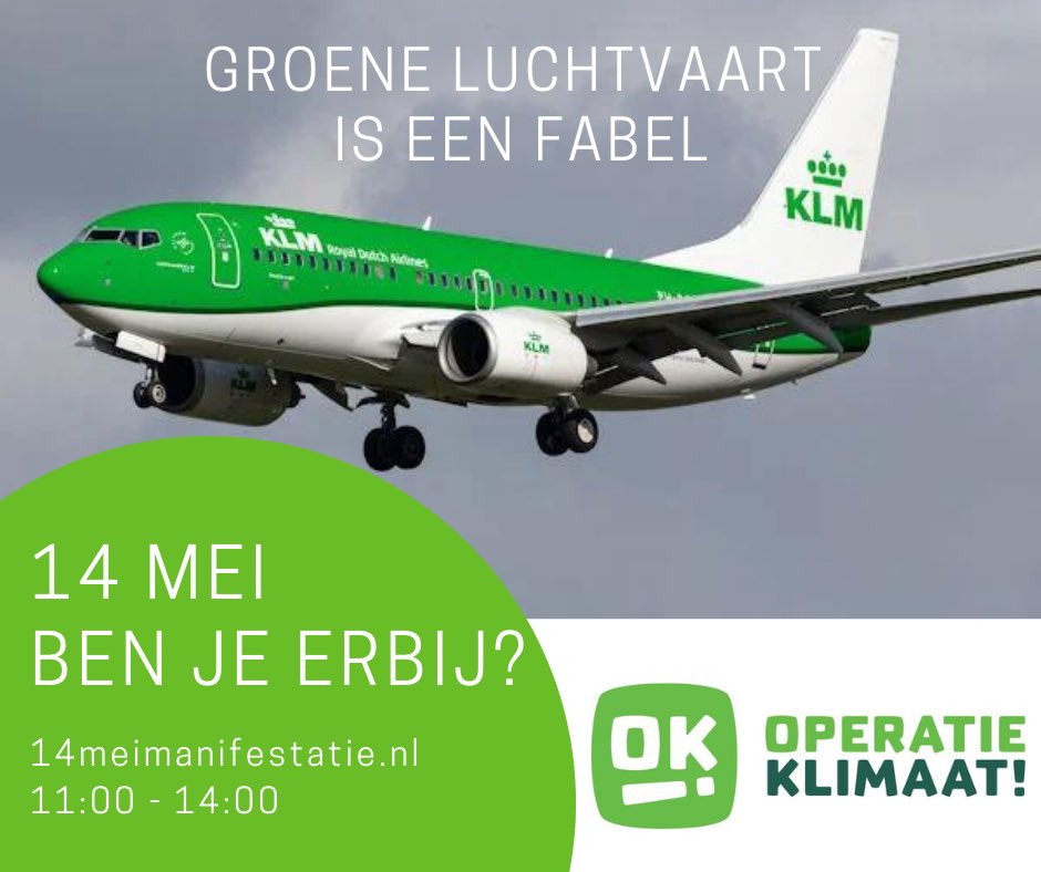 kim_kahn's tweet photo. Laat je stem horen op 14 mei! Duurzaam vliegen bestaat niet. Krimp luchtvaart is noodzaak!

Kom je ook l? Zaterdag 14 mei van 11-14 uur op 6 vliegvelden. 
https://t.co/uziavxAfsq https://t.co/Dq0FR4W1TB