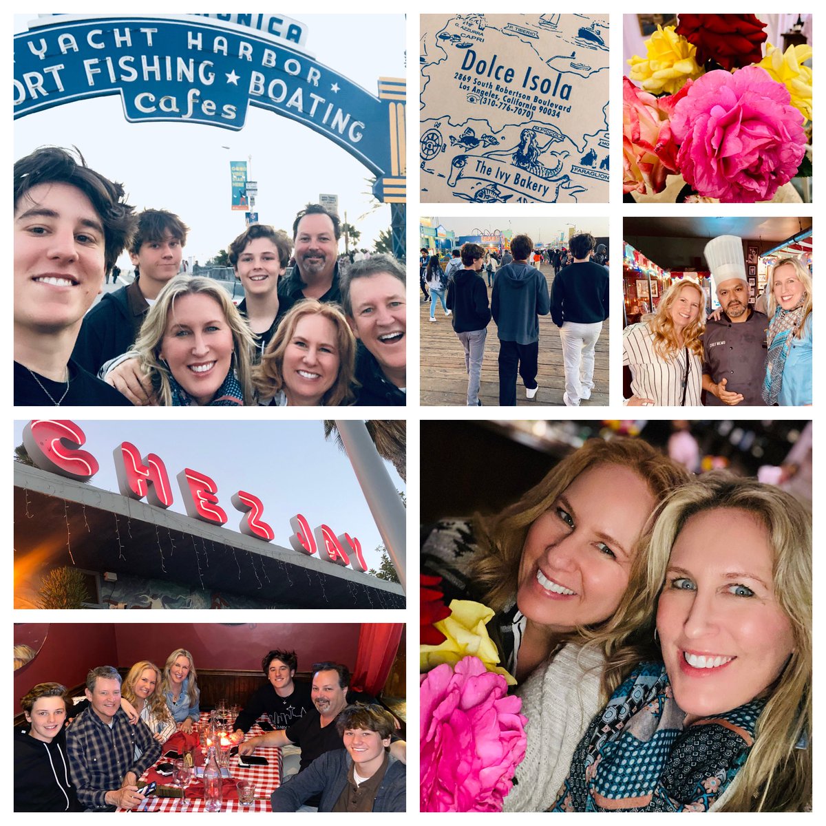lizkroman's tweet photo. What a lovely evening spent with my beautiful sister and our guys (when did they get so BIG) for Mother’s Day…felt very loved! 💗 #santamonica #chezjay #ivyontheshore https://t.co/YyJYPurFCB
