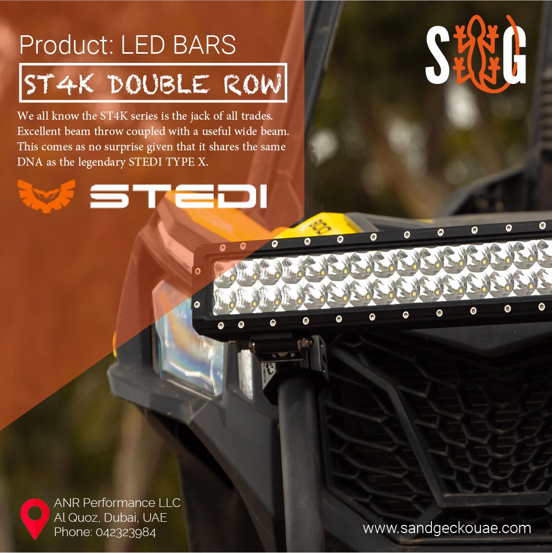 sandgeckouae's tweet image. Product: 𝗦𝗧𝟰𝗞 𝗗𝗼𝘂𝗯𝗹𝗲 𝗥𝗼𝘄 || LED BARS
☀️Excellent Beam ☀️Explosive Performance
☀️Legendary LED Bar ☀️Best Quality Light
𝐎𝐫𝐝𝐞𝐫 𝐍𝐨𝐰 || 𝐰𝐰𝐰.𝐬𝐚𝐧𝐝𝐠𝐞𝐜𝐤𝐨𝐮𝐚𝐞.𝐜𝐨𝐦
𝗪𝗵𝗮𝘁𝘀𝗔𝗽𝗽 || +𝟗𝟕𝟏 𝟓𝟓 𝟕𝟔𝟎 𝟕𝟒𝟒𝟏

#sandgeckouae #ledbars #drivinglights